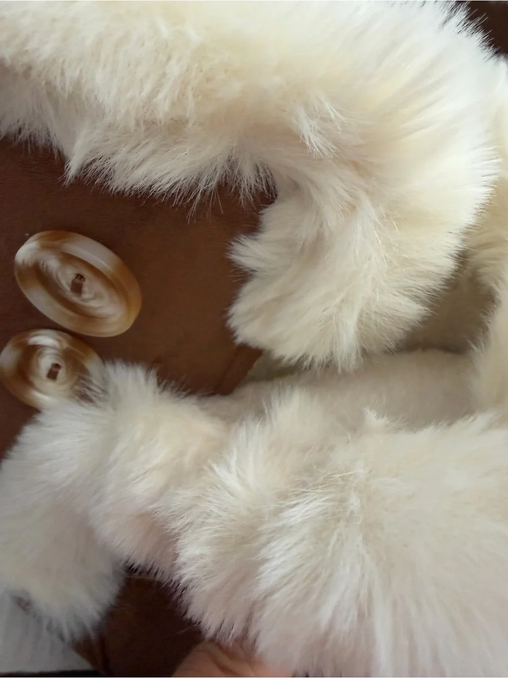 Women's Brown Suede Winter Boots with Cream Fur Trim